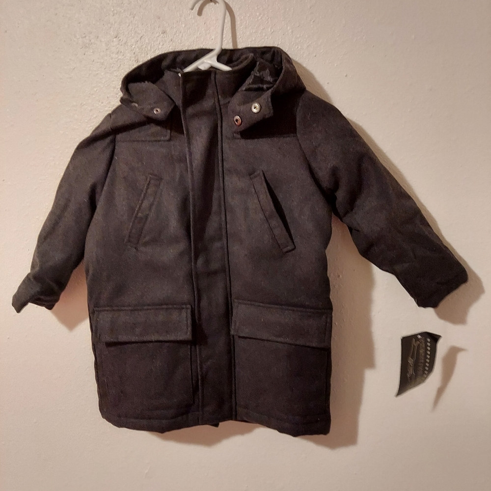 NWT Boys wool blend coat